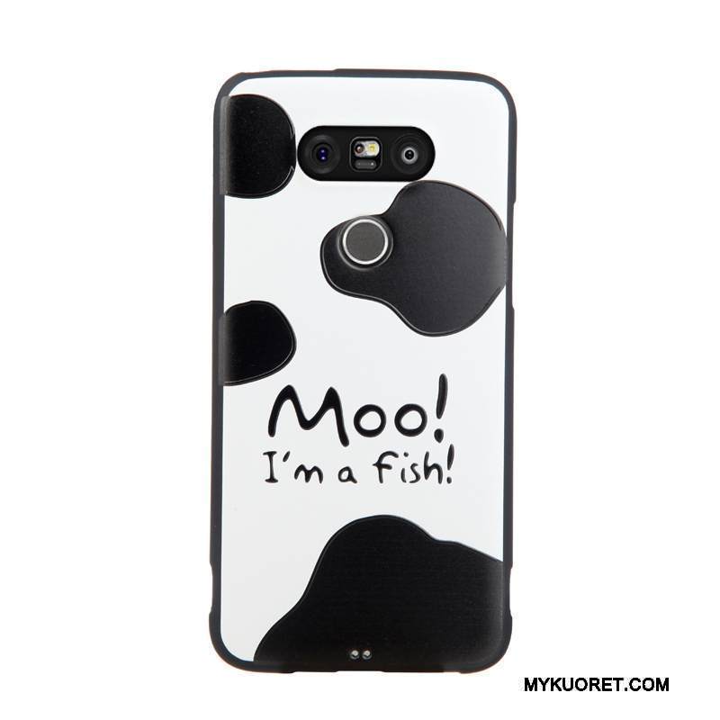 Kuori Lg G5 Kohokuviointi Puhelimen Kuoret Sininen, Kotelo Lg G5 Silikoni Murtumaton