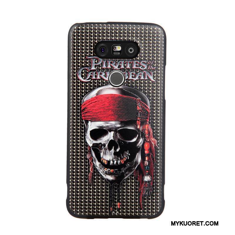 Kuori Lg G5 Kohokuviointi Puhelimen Kuoret Sininen, Kotelo Lg G5 Silikoni Murtumaton