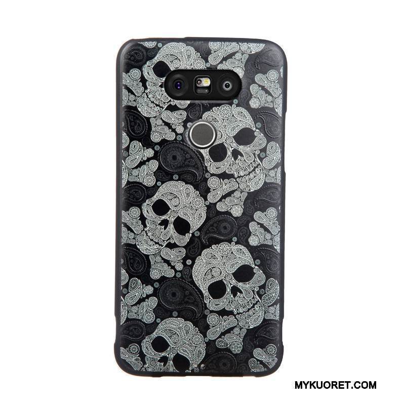 Kuori Lg G5 Kohokuviointi Puhelimen Kuoret Sininen, Kotelo Lg G5 Silikoni Murtumaton