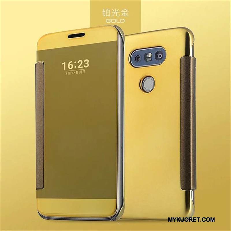Kuori Lg G5 Kuoret Keltainen Läpinäkyvä, Kotelo Lg G5 Nahka Ultra Horrostila