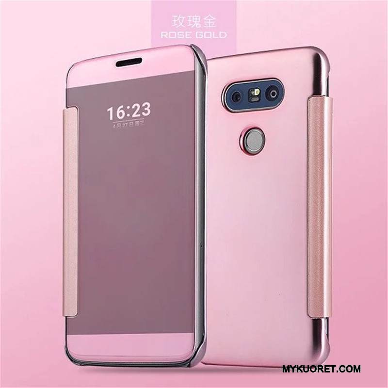 Kuori Lg G5 Kuoret Keltainen Läpinäkyvä, Kotelo Lg G5 Nahka Ultra Horrostila