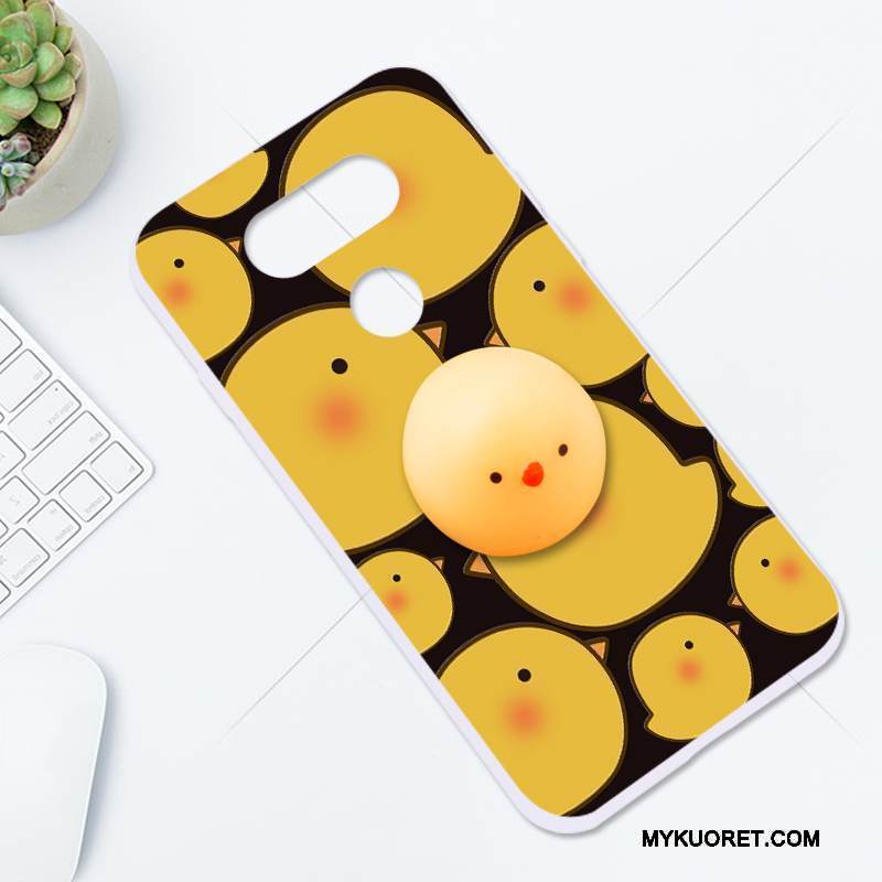 Kuori Lg G5 Laukut Ulotteinen Keltainen, Kotelo Lg G5 Pehmeä Neste Murtumaton Dekompressointi