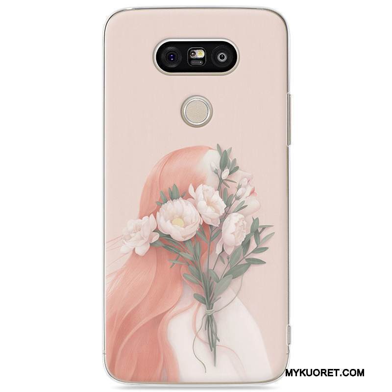 Kuori Lg G5 Maalaus Vaaleansininen Taide, Kotelo Lg G5 Suojaus Puhelimen Kuoret Murtumaton
