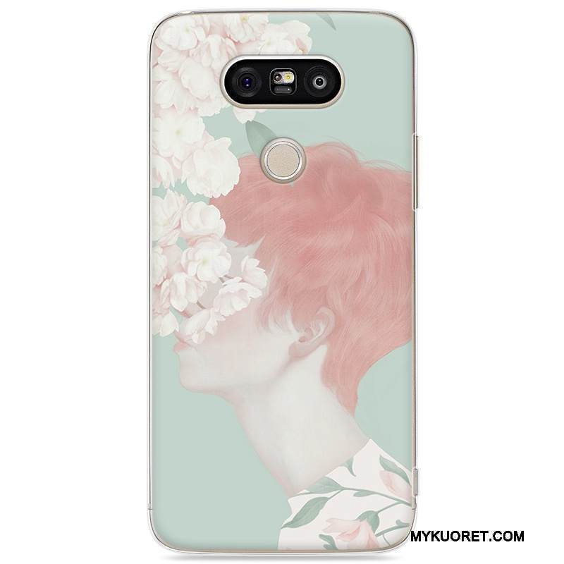 Kuori Lg G5 Maalaus Vaaleansininen Taide, Kotelo Lg G5 Suojaus Puhelimen Kuoret Murtumaton