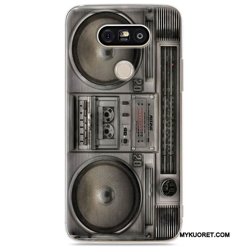 Kuori Lg G5 Maalaus Valkoinen Kova, Kotelo Lg G5 Suojaus Puhelimen Kuoret Murtumaton