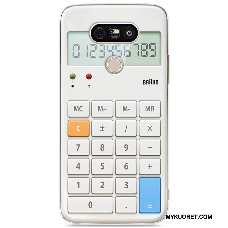 Kuori Lg G5 Maalaus Valkoinen Kova, Kotelo Lg G5 Suojaus Puhelimen Kuoret Murtumaton