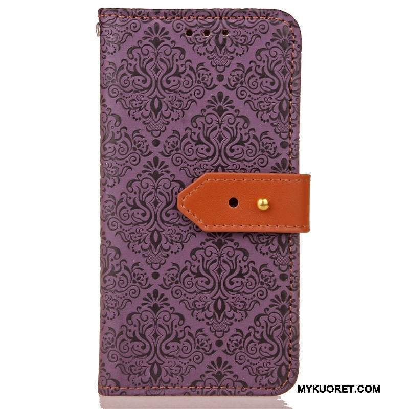 Kuori Lg G5 Nahka Kukkakuvio Kortti, Kotelo Lg G5 Tuki Niitti Eurooppa