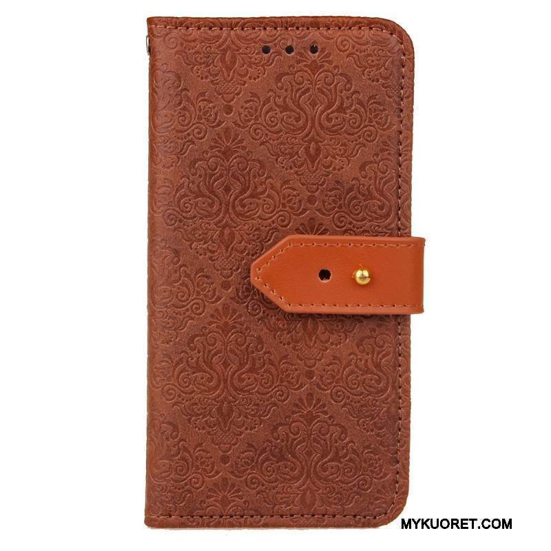 Kuori Lg G5 Nahka Kukkakuvio Kortti, Kotelo Lg G5 Tuki Niitti Eurooppa