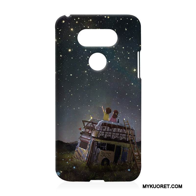 Kuori Lg G5 Pehmeä Neste Punainen Kova, Kotelo Lg G5 Suojaus Puhelimen Kuoret