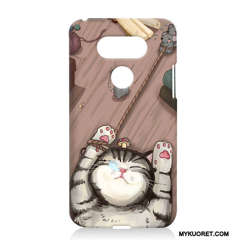 Kuori Lg G5 Pehmeä Neste Punainen Kova, Kotelo Lg G5 Suojaus Puhelimen Kuoret