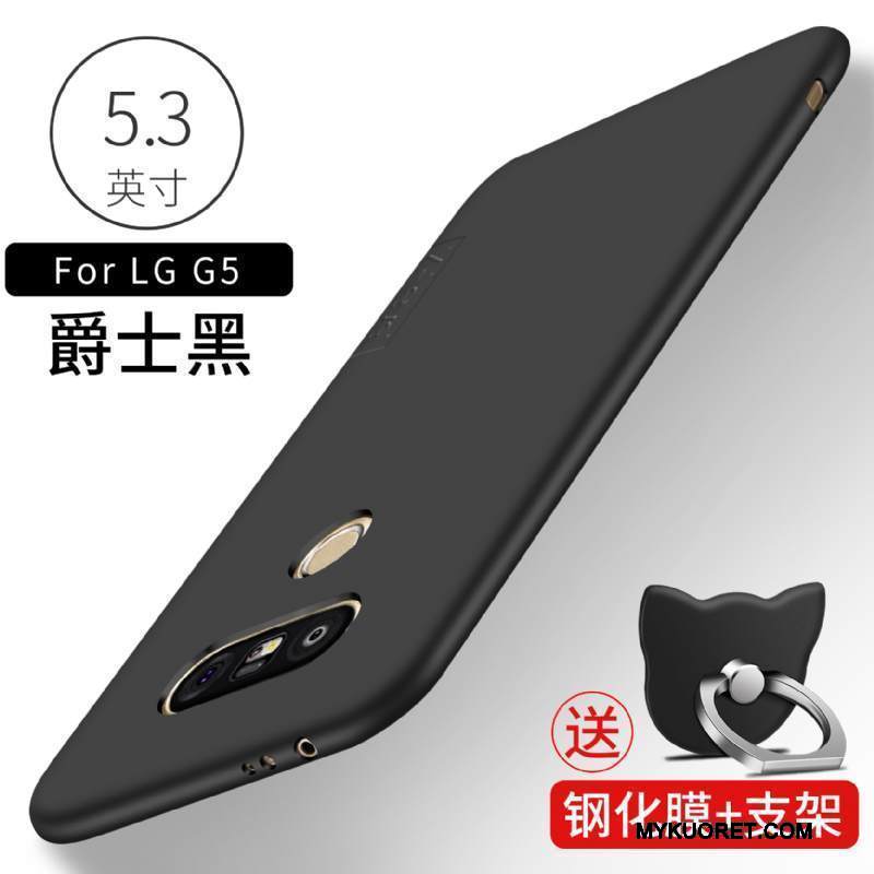 Kuori Lg G5 Pehmeä Neste Uusi Musta, Kotelo Lg G5 Suojaus Trendi Ultra