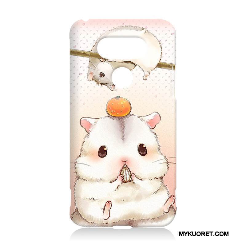 Kuori Lg G5 Sarjakuva Kova Puhelimen Kuoret, Kotelo Lg G5 Suojaus Trendi Vaalean