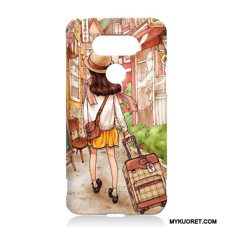 Kuori Lg G5 Sarjakuva Kova Puhelimen Kuoret, Kotelo Lg G5 Suojaus Trendi Vaalean