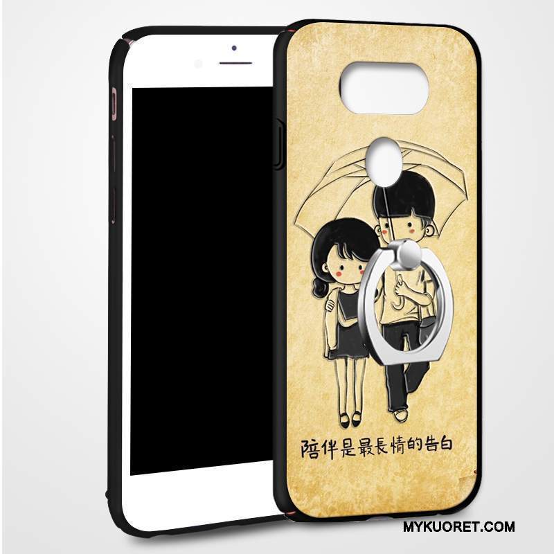 Kuori Lg G5 Sarjakuva Persoonallisuus Murtumaton, Kotelo Lg G5 Laukut Musta Kova