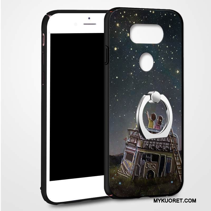 Kuori Lg G5 Sarjakuva Persoonallisuus Murtumaton, Kotelo Lg G5 Laukut Musta Kova