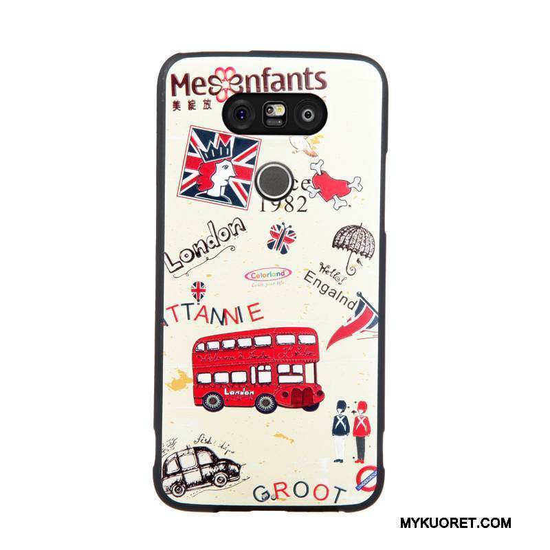 Kuori Lg G5 Silikoni Puhelimen Kuoret Trendi, Kotelo Lg G5 Pehmeä Neste Kalvo Karkaisu