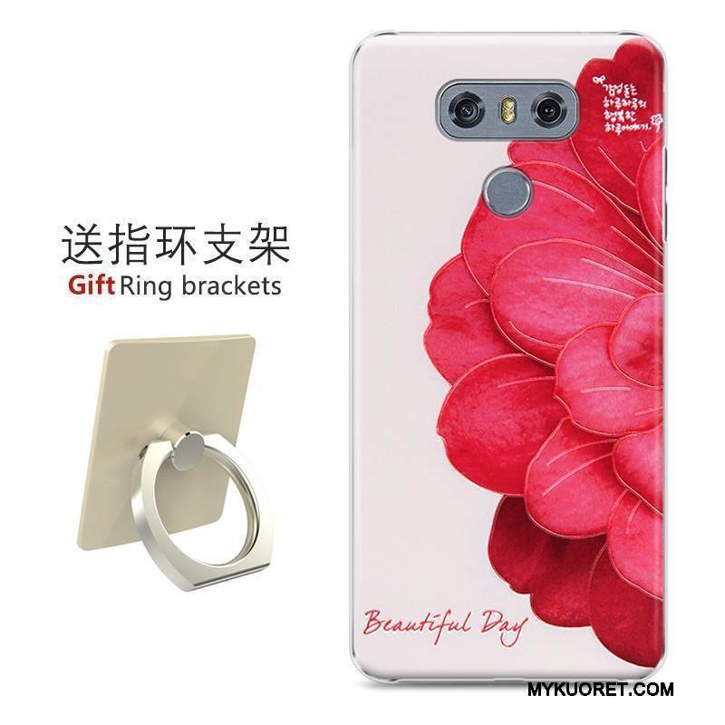 Kuori Lg G6 Kohokuviointi Kova Trendi, Kotelo Lg G6 Luova Puhelimen Kuoret Murtumaton