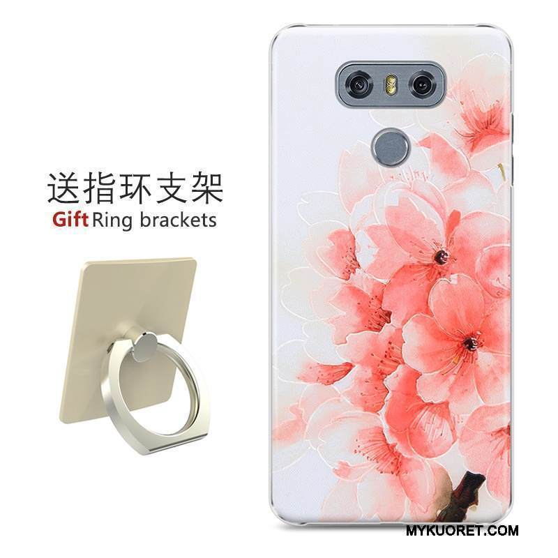 Kuori Lg G6 Kohokuviointi Kova Trendi, Kotelo Lg G6 Luova Puhelimen Kuoret Murtumaton