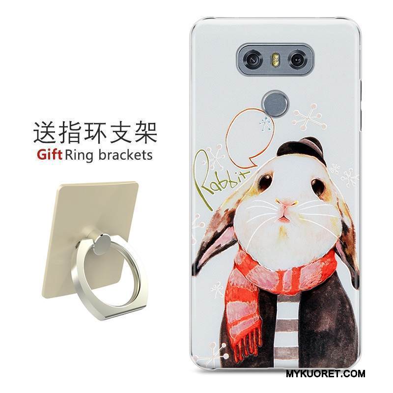 Kuori Lg G6 Kohokuviointi Kova Trendi, Kotelo Lg G6 Luova Puhelimen Kuoret Murtumaton