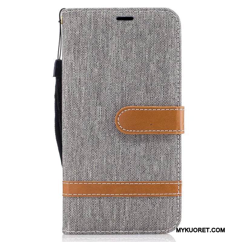 Kuori Lg G6 Kuoret Denimi Harmaa, Kotelo Lg G6 Nahka