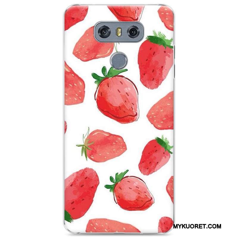 Kuori Lg G6 Maalaus Kova Trendi, Kotelo Lg G6 Luova Puhelimen Kuoret Punainen