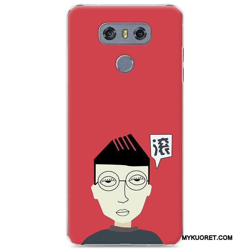 Kuori Lg G6 Maalaus Kova Trendi, Kotelo Lg G6 Luova Puhelimen Kuoret Punainen