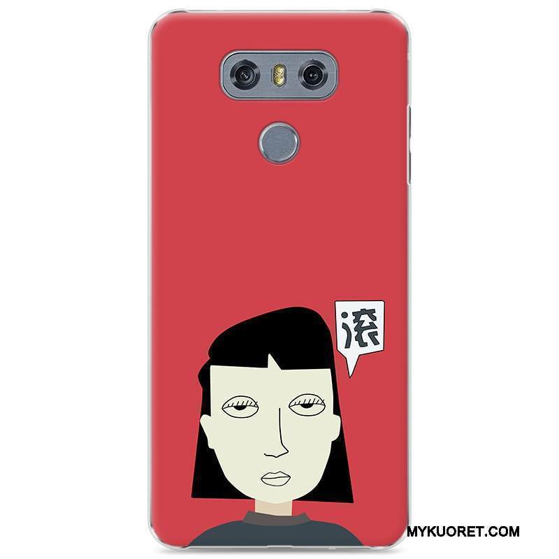 Kuori Lg G6 Maalaus Kova Trendi, Kotelo Lg G6 Luova Puhelimen Kuoret Punainen
