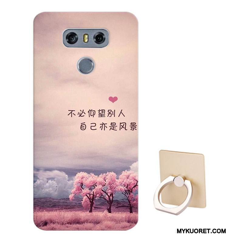 Kuori Lg G6 Pehmeä Neste Malli Puhelimen Kuoret, Kotelo Lg G6 Suojaus Muokata Violetti