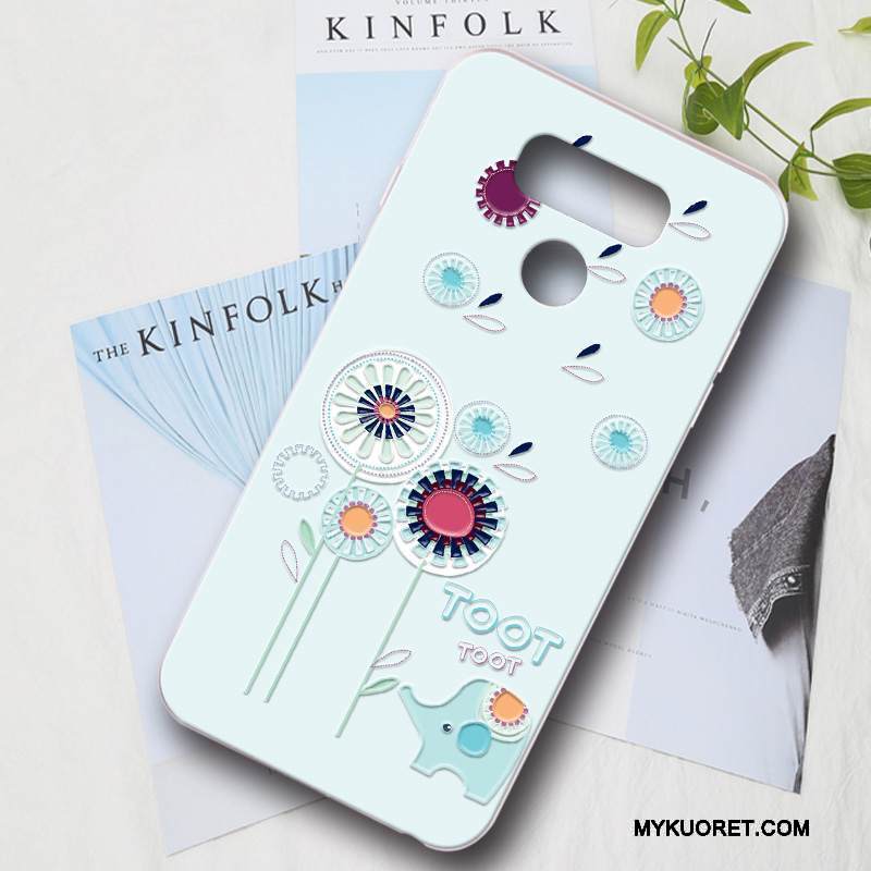 Kuori Lg G6 Pehmeä Neste Persoonallisuus Jauhe, Kotelo Lg G6 Kohokuviointi Murtumaton Puhelimen Kuoret