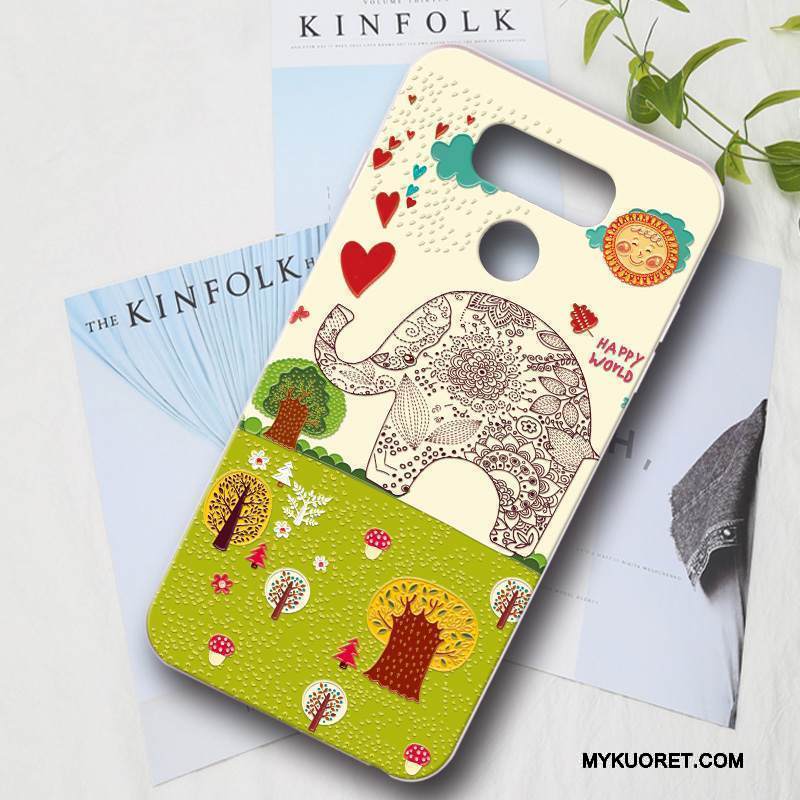 Kuori Lg G6 Pehmeä Neste Persoonallisuus Jauhe, Kotelo Lg G6 Kohokuviointi Murtumaton Puhelimen Kuoret