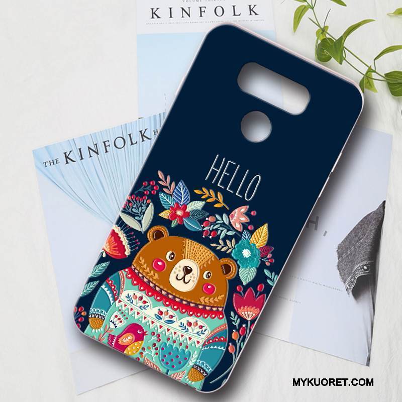 Kuori Lg G6 Pehmeä Neste Persoonallisuus Jauhe, Kotelo Lg G6 Kohokuviointi Murtumaton Puhelimen Kuoret