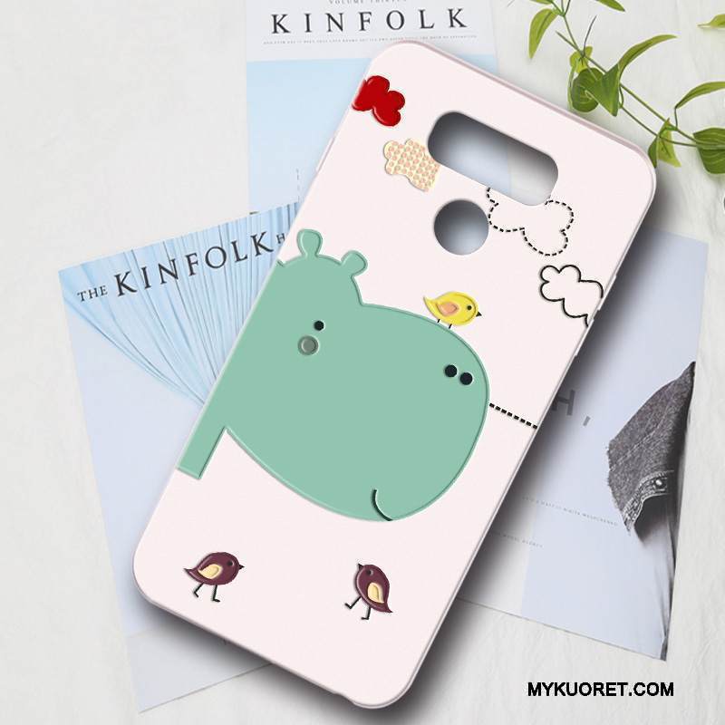 Kuori Lg G6 Pehmeä Neste Persoonallisuus Jauhe, Kotelo Lg G6 Kohokuviointi Murtumaton Puhelimen Kuoret