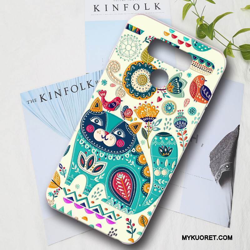 Kuori Lg G6 Pehmeä Neste Persoonallisuus Jauhe, Kotelo Lg G6 Kohokuviointi Murtumaton Puhelimen Kuoret