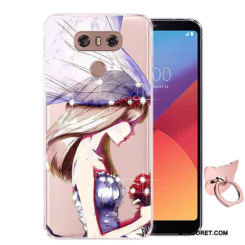 Kuori Lg G6 Pehmeä Neste Puhelimen Kuoret Murtumaton, Kotelo Lg G6 Maalaus Jauhe