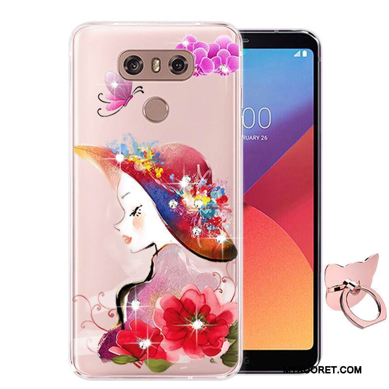 Kuori Lg G6 Pehmeä Neste Puhelimen Kuoret Murtumaton, Kotelo Lg G6 Maalaus Jauhe
