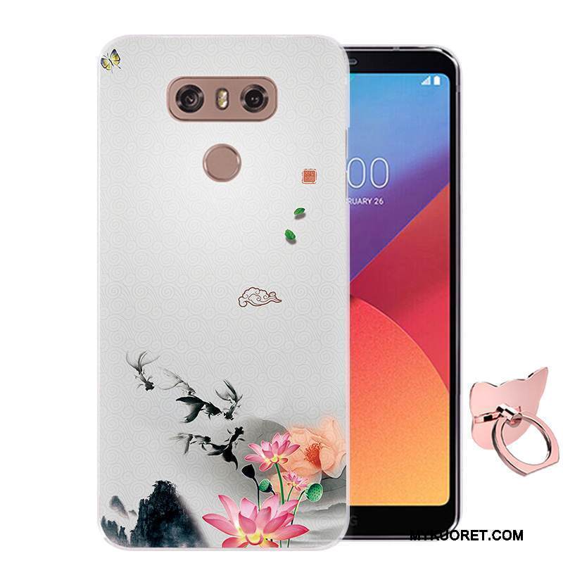 Kuori Lg G6 Pehmeä Neste Puhelimen Kuoret Murtumaton, Kotelo Lg G6 Maalaus Jauhe