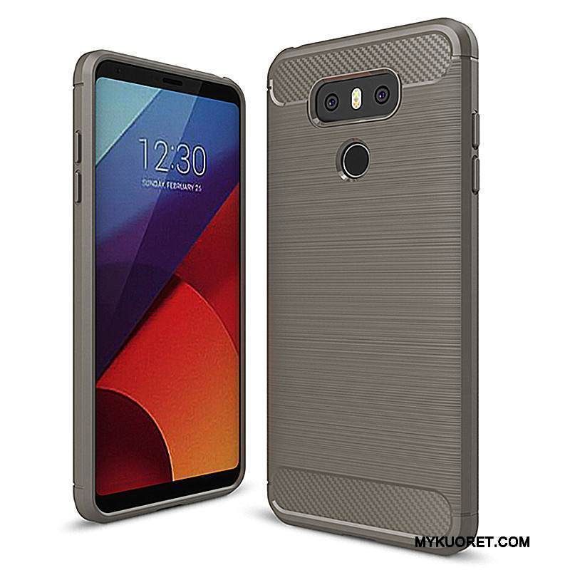 Kuori Lg G6 Pehmeä Neste Sininen Puhelimen Kuoret, Kotelo Lg G6 Laukut Persoonallisuus Punainen