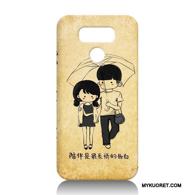 Kuori Lg G6 Silikoni Murtumaton Punainen, Kotelo Lg G6 Sarjakuva Puhelimen Kuoret Rengas