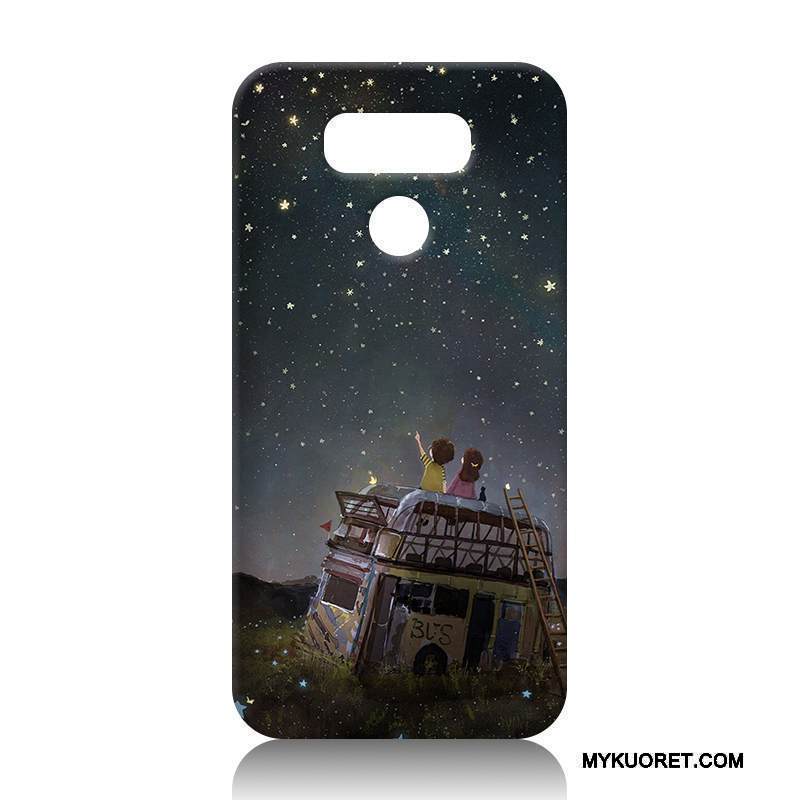 Kuori Lg G6 Silikoni Murtumaton Punainen, Kotelo Lg G6 Sarjakuva Puhelimen Kuoret Rengas