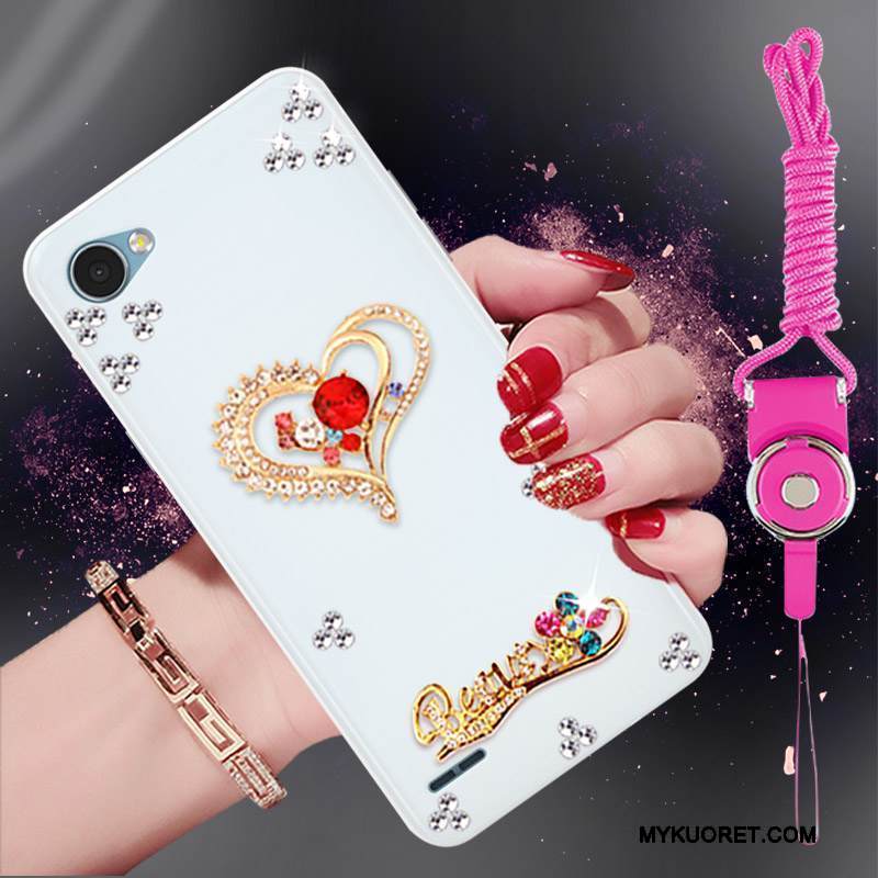 Kuori Lg G6 Strassi Puhelimen Kuoret Valkoinen, Kotelo Lg G6 Pehmeä Neste