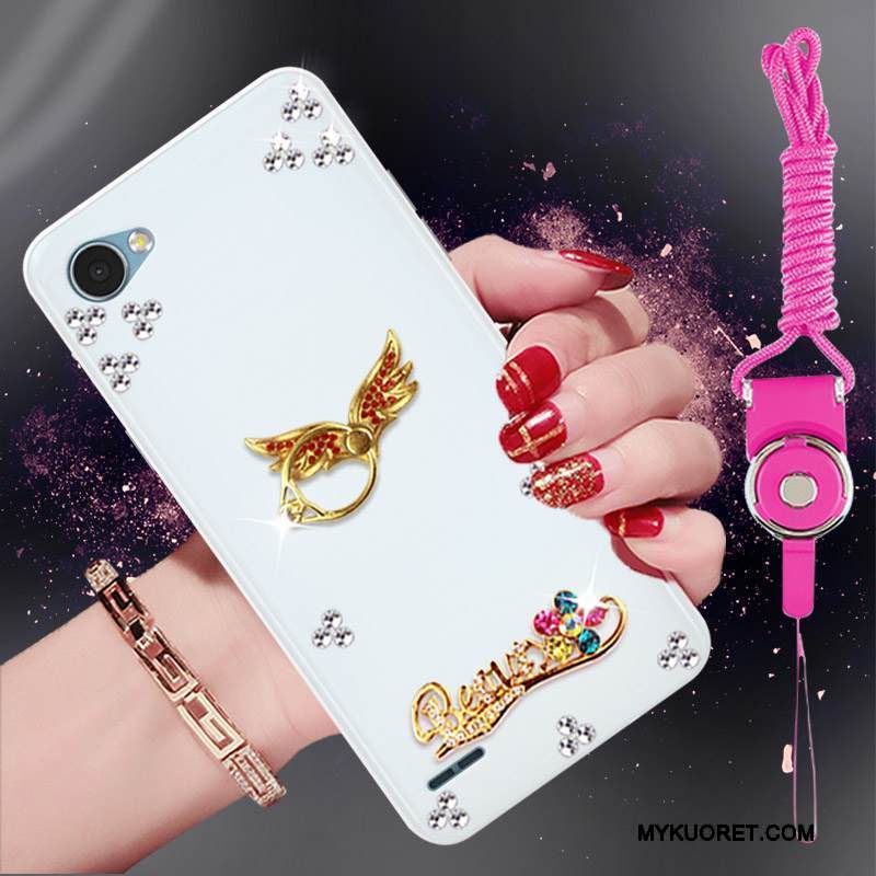 Kuori Lg G6 Strassi Puhelimen Kuoret Valkoinen, Kotelo Lg G6 Pehmeä Neste