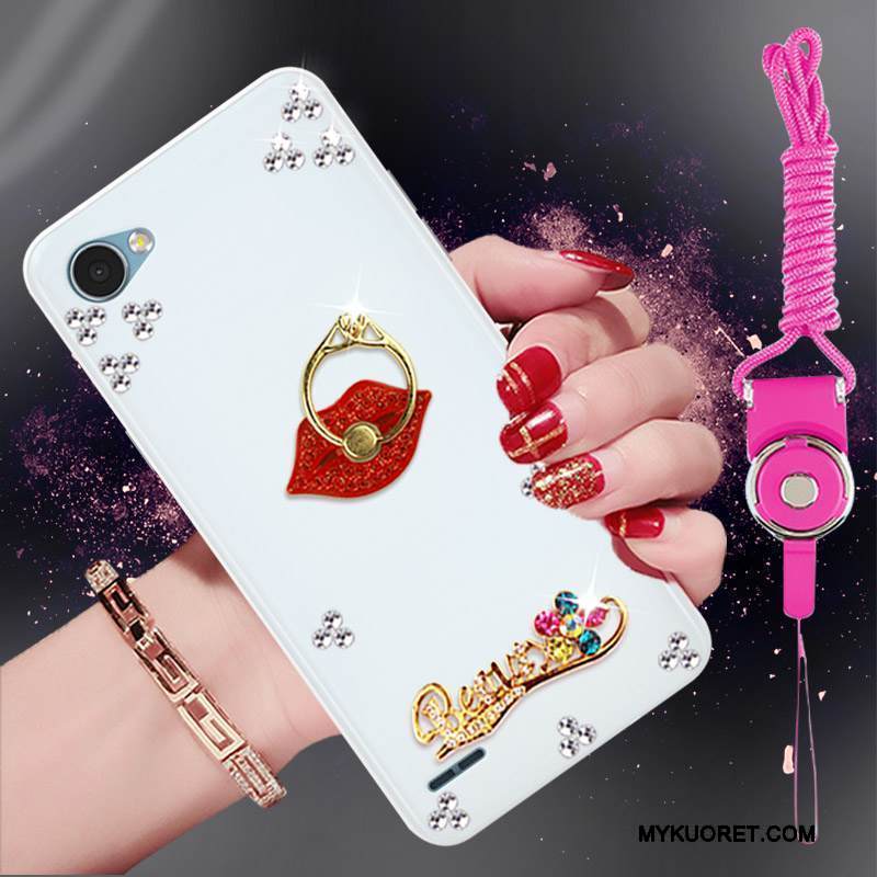 Kuori Lg G6 Strassi Puhelimen Kuoret Valkoinen, Kotelo Lg G6 Pehmeä Neste