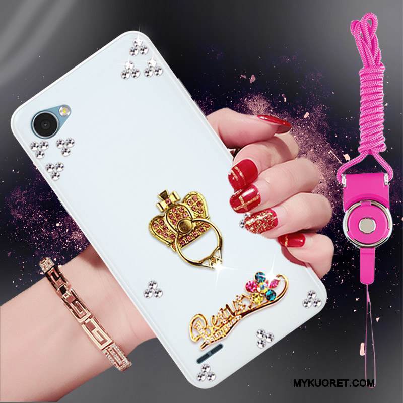 Kuori Lg G6 Strassi Puhelimen Kuoret Valkoinen, Kotelo Lg G6 Pehmeä Neste