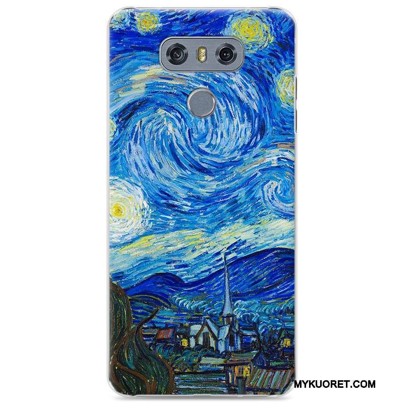 Kuori Lg G6 Suojaus Ihana Murtumaton, Kotelo Lg G6 Maalaus Trendi Sininen