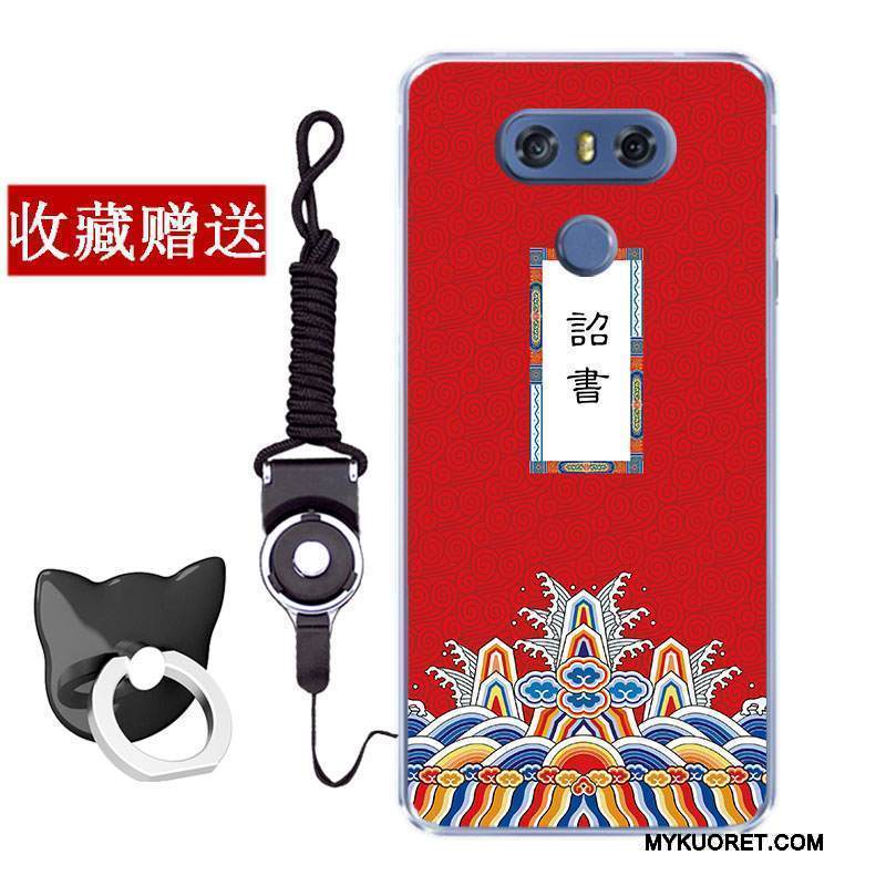 Kuori Lg G6 Suojaus Jauhe Puhelimen Kuoret, Kotelo Lg G6 Pehmeä Neste Murtumaton