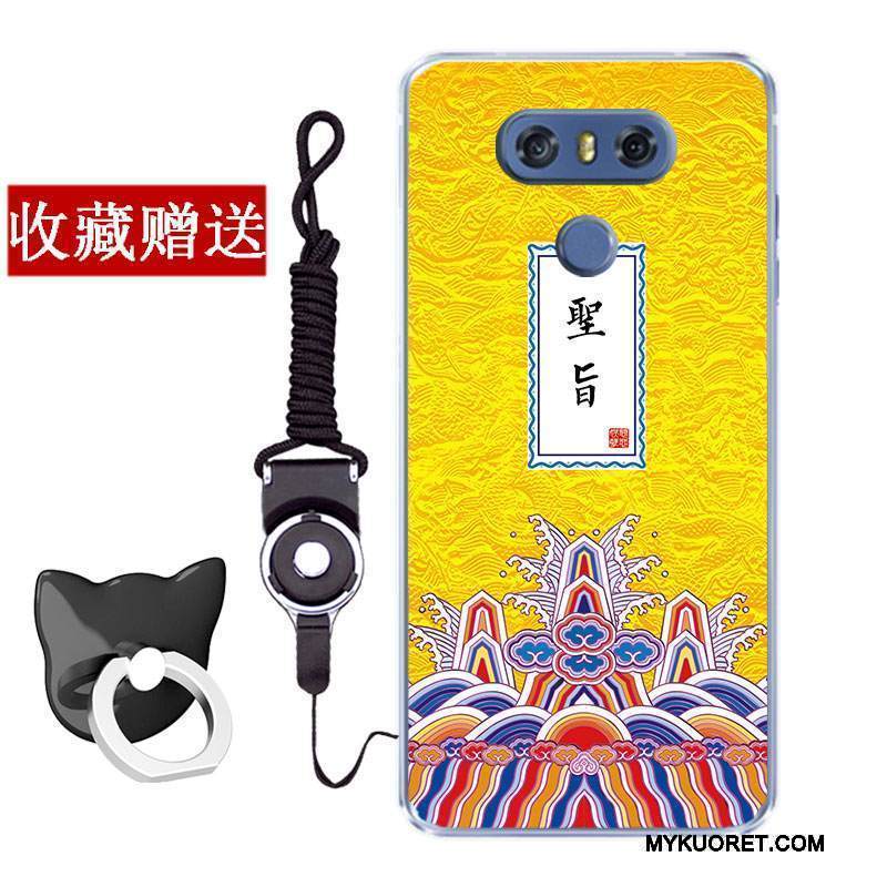 Kuori Lg G6 Suojaus Jauhe Puhelimen Kuoret, Kotelo Lg G6 Pehmeä Neste Murtumaton