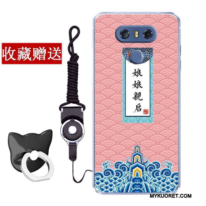 Kuori Lg G6 Suojaus Jauhe Puhelimen Kuoret, Kotelo Lg G6 Pehmeä Neste Murtumaton