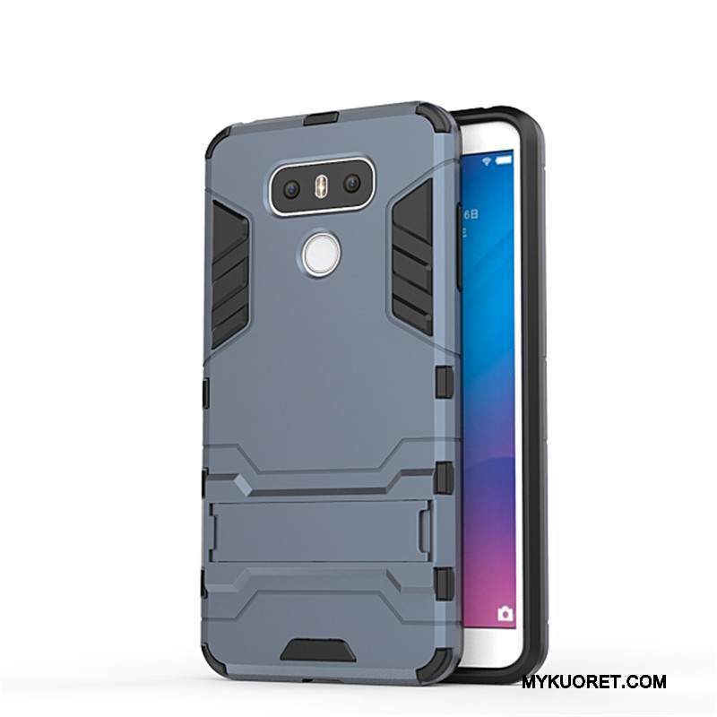 Kuori Lg G6 Tuki Sininen Kova, Kotelo Lg G6 Suojaus Puhelimen Kuoret Murtumaton