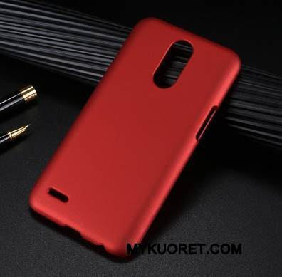 Kuori Lg K10 2017 Laukut Pesty Suede Puhelimen Kuoret, Kotelo Lg K10 2017 Suojaus Punainen Murtumaton