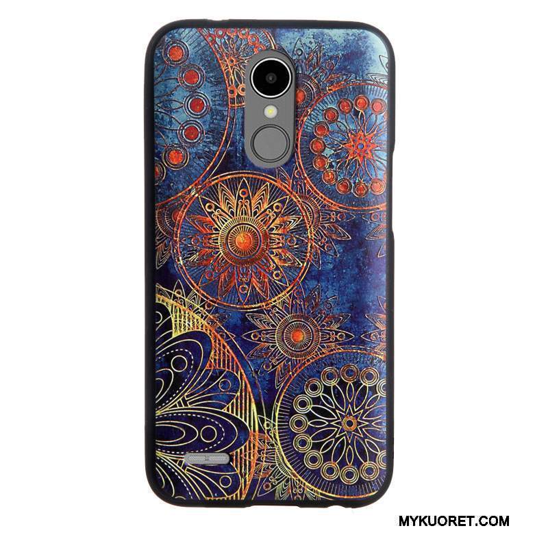 Kuori Lg K10 2017 Monivärinen Puhelimen Kuoret Liiketoiminta, Kotelo Lg K10 2017 Kohokuviointi Trendi